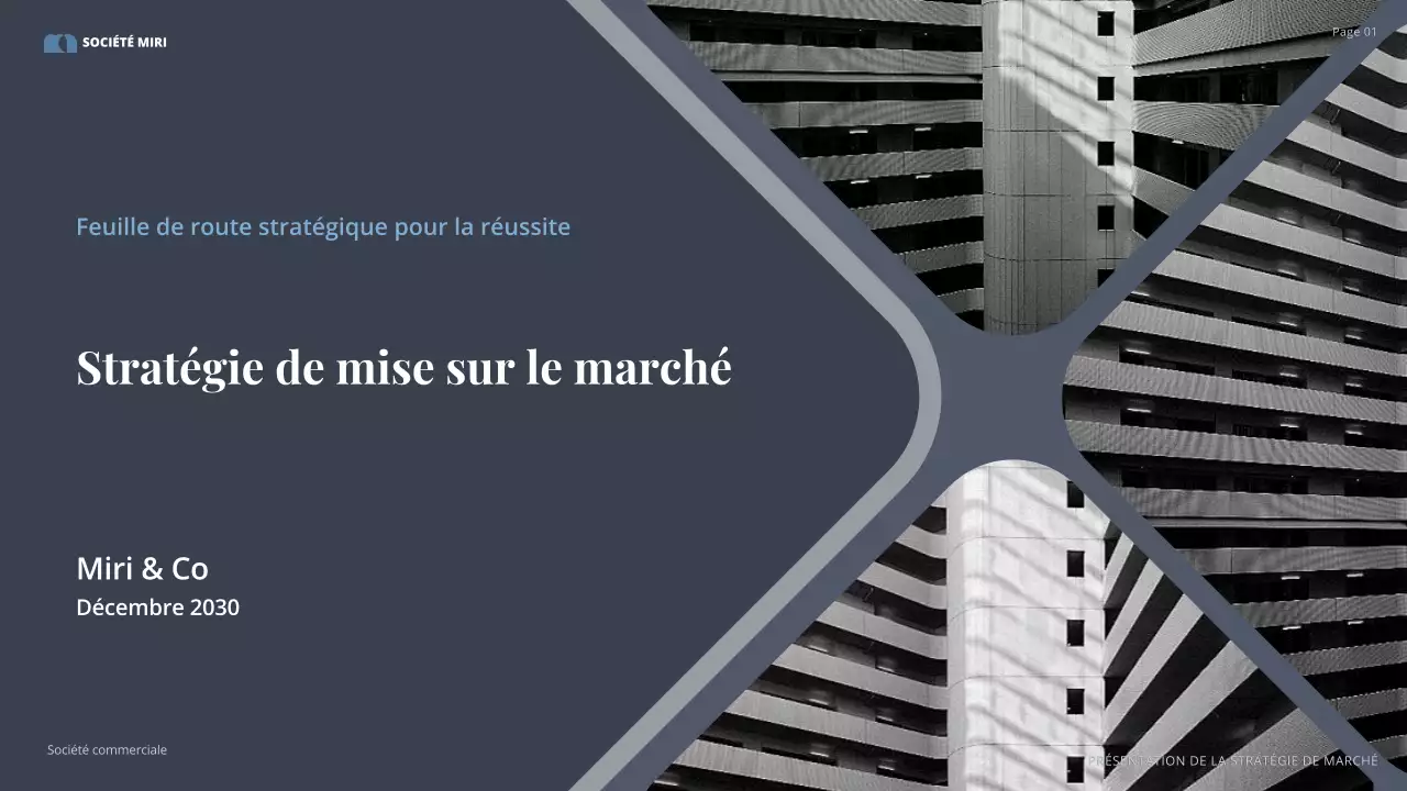 plan d'affaires moderne gris