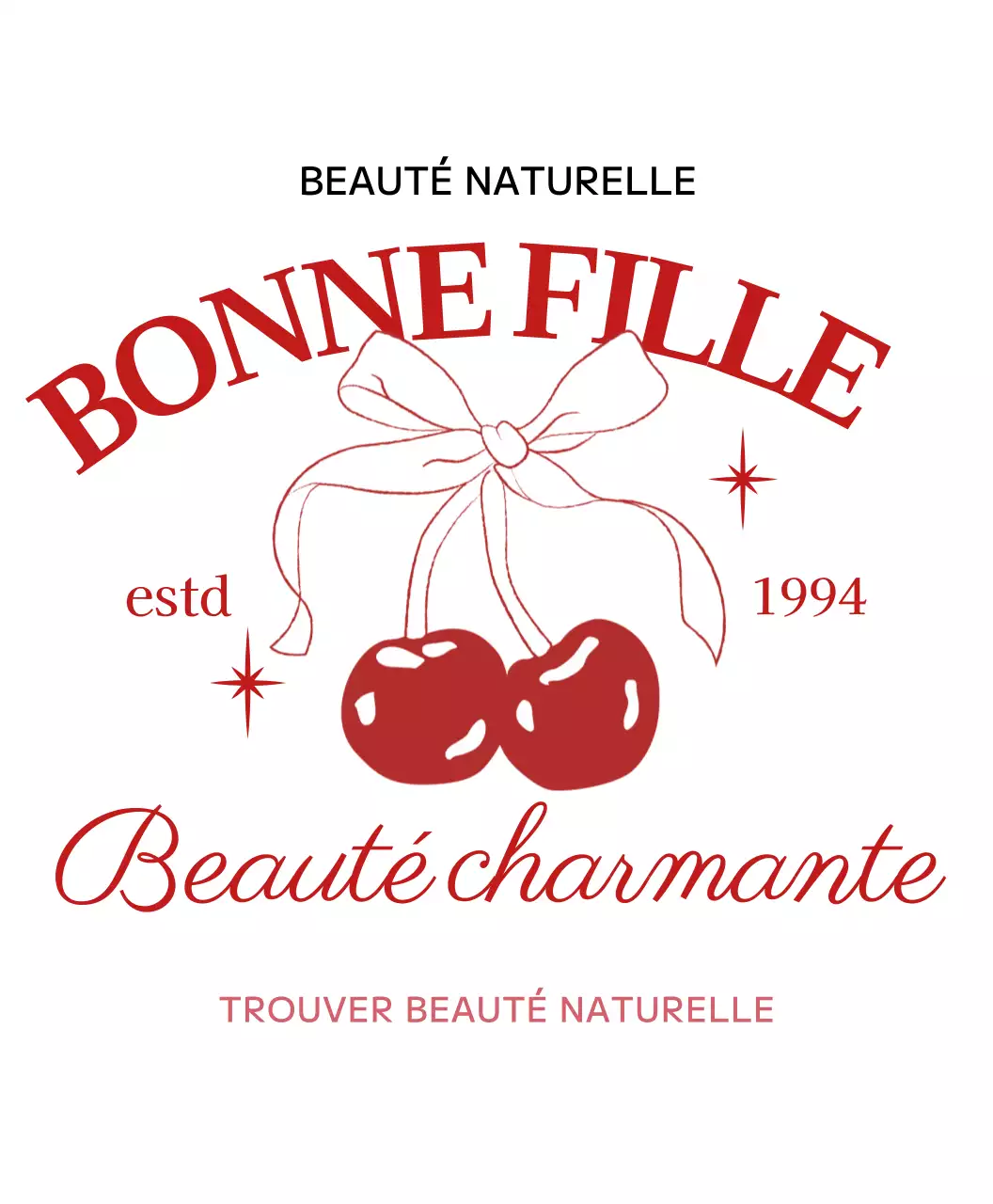 Beauté vintage rouge