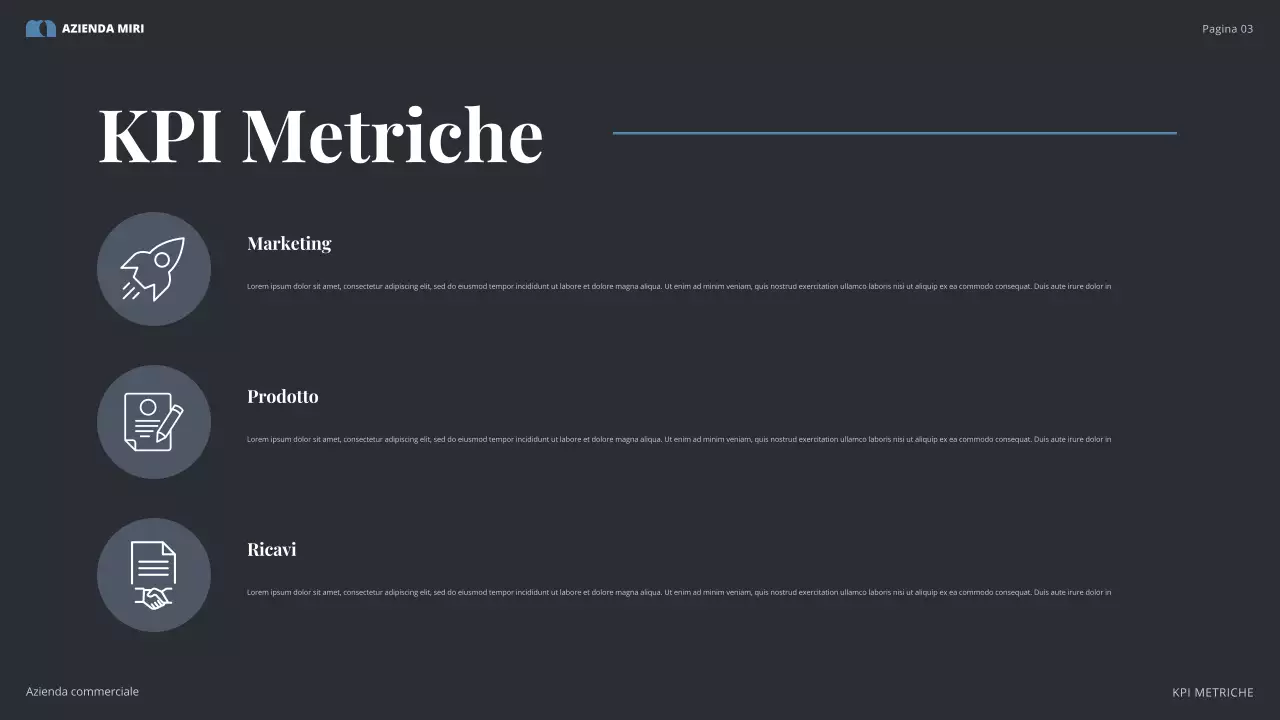 business plan grigio moderno