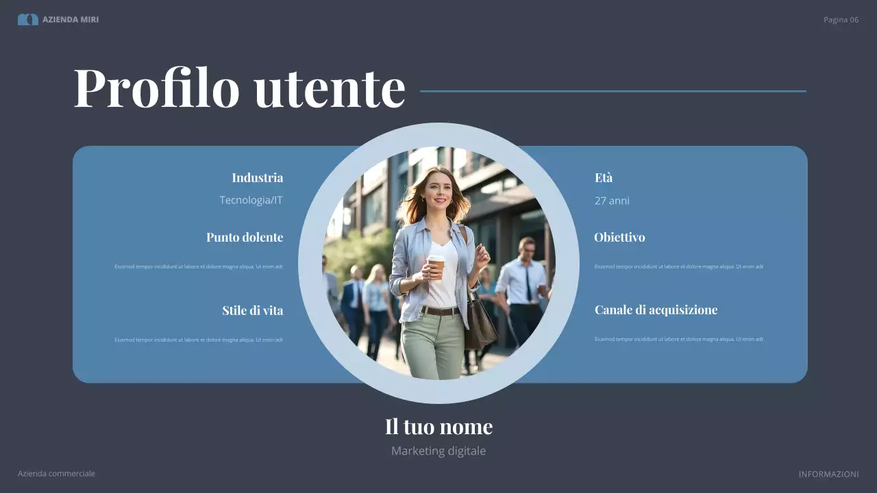 business plan grigio moderno