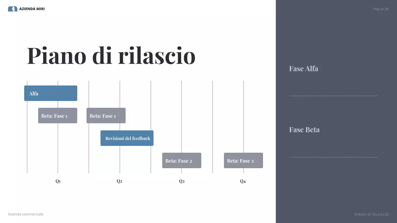 business plan grigio moderno
