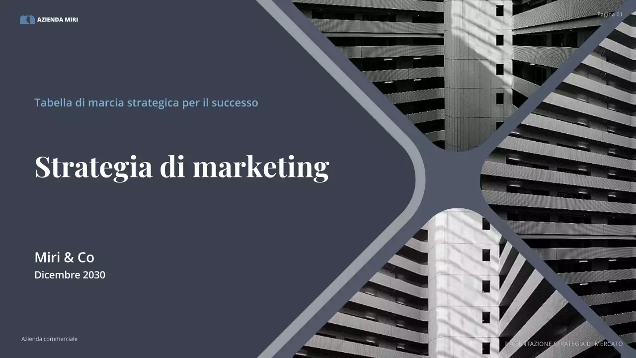 business plan grigio moderno
