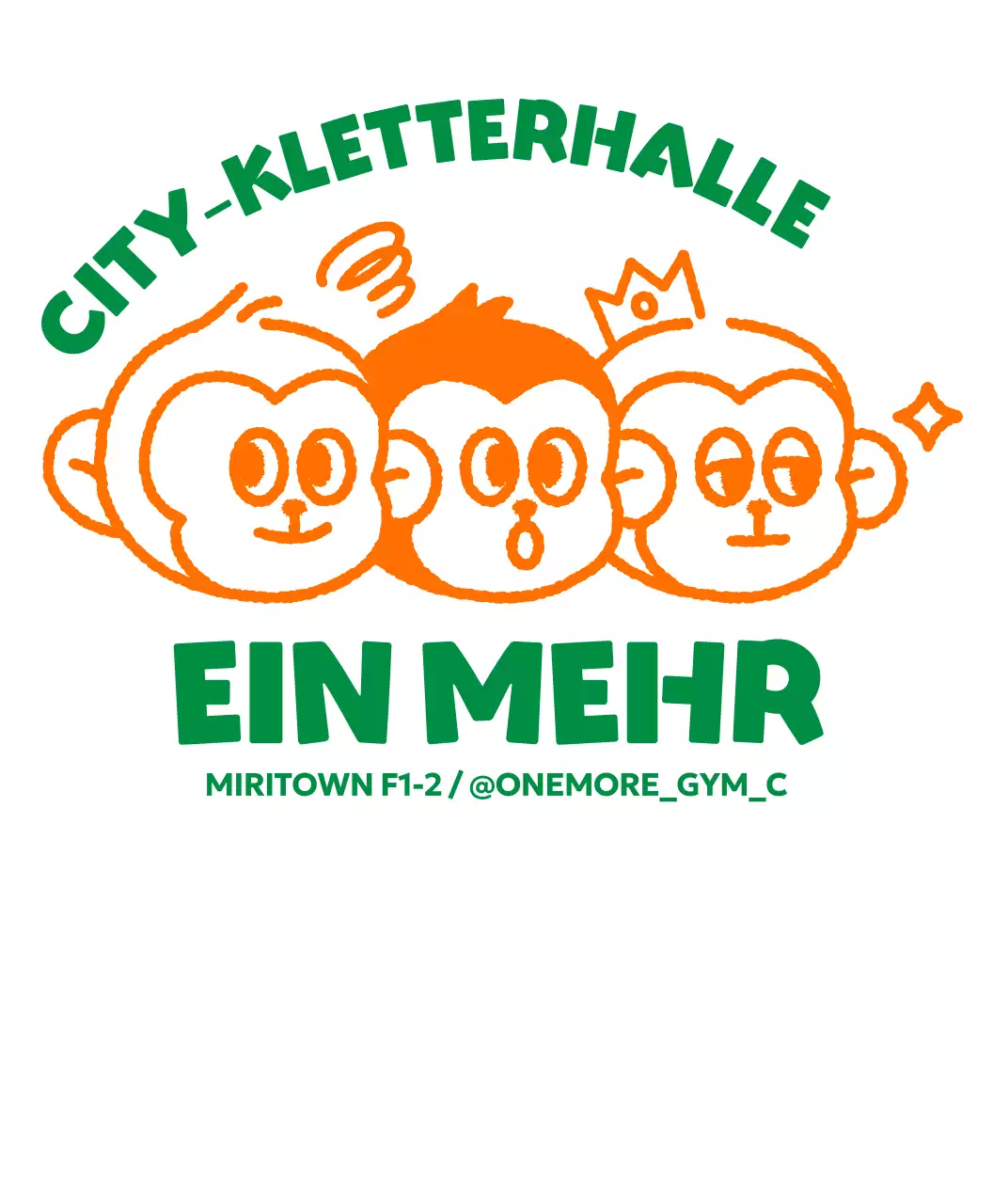 Kitschige Workouts mit Affenillustrationen fördern