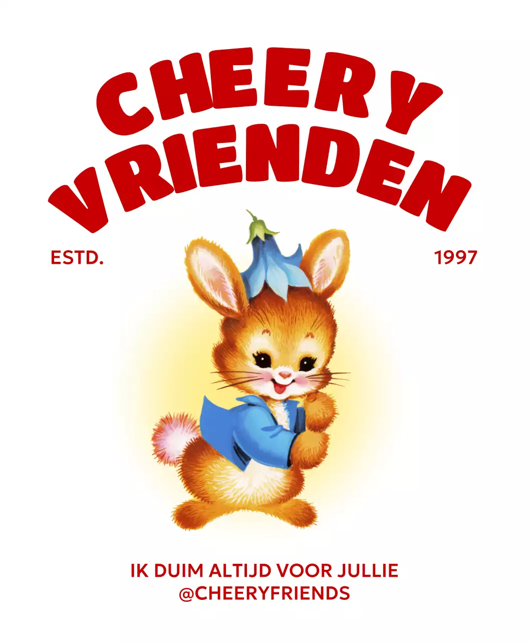 Rode vintage karakter merchandise