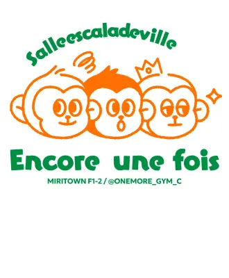 Promouvoir des séances d'entraînement kitsch avec des illustrations de singes