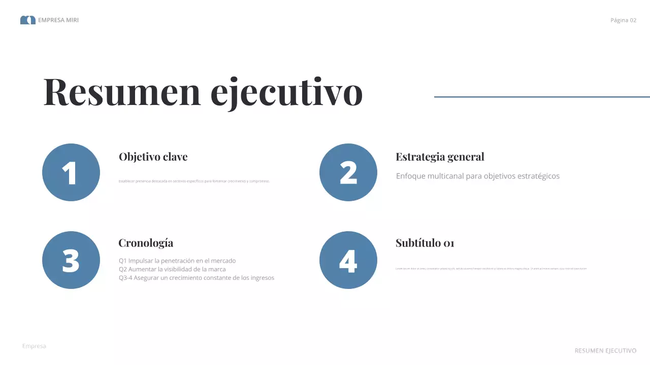 plan de empresa grey modern