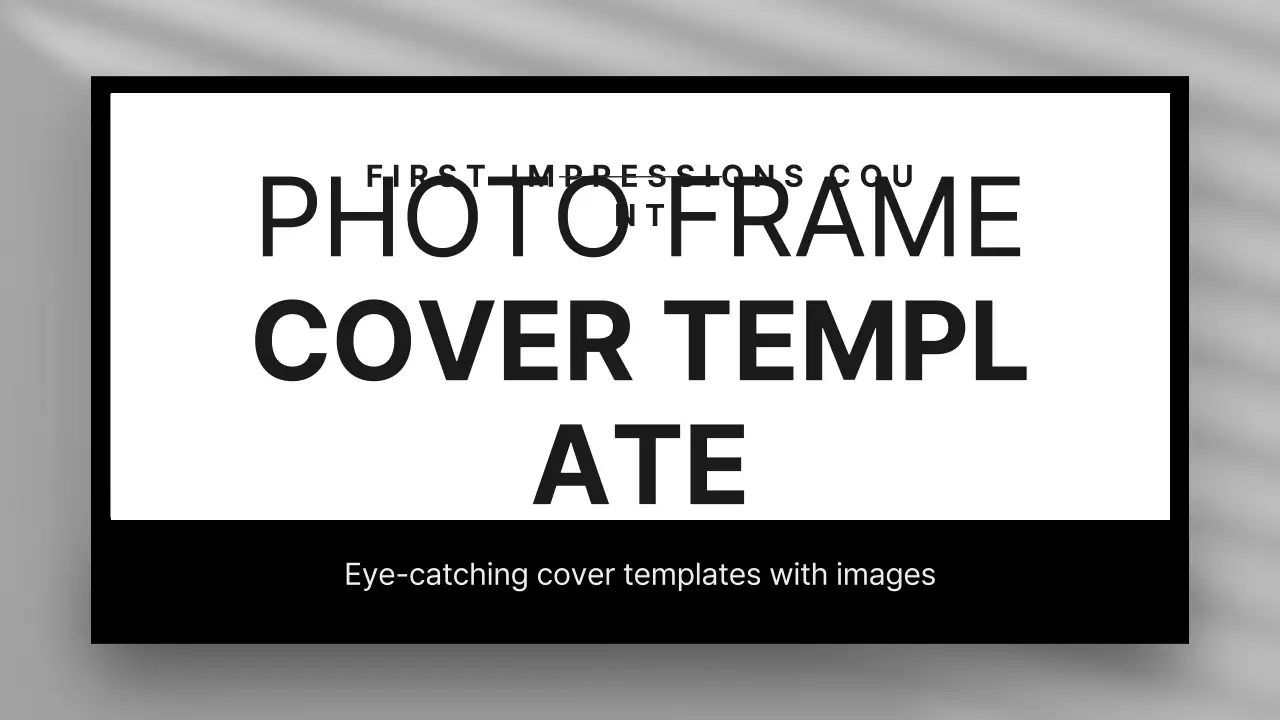 Anúncio de design moderno preto