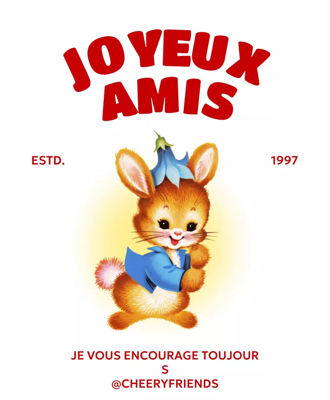 Marchandise vintage rouge