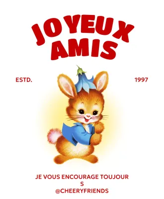 Marchandise vintage rouge