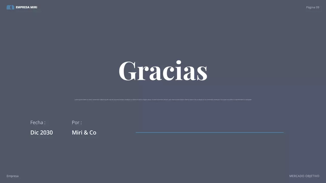 plan de empresa grey modern