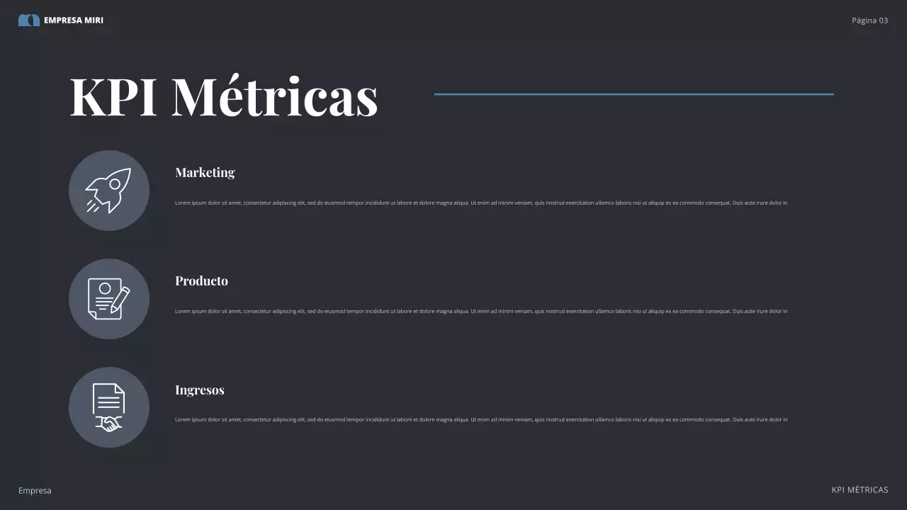 plan de empresa grey modern