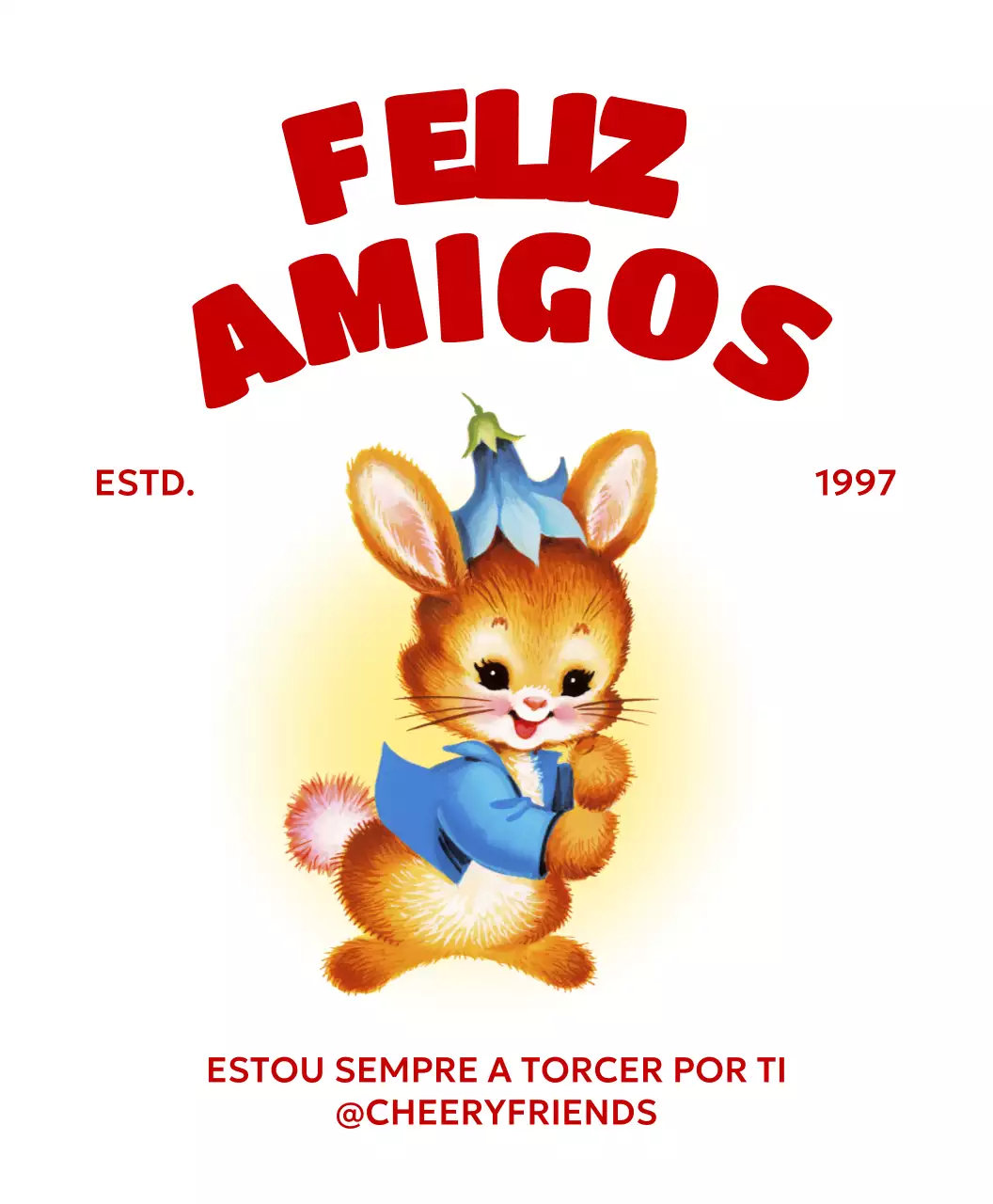 Mercadoria de carácter vintage vermelho