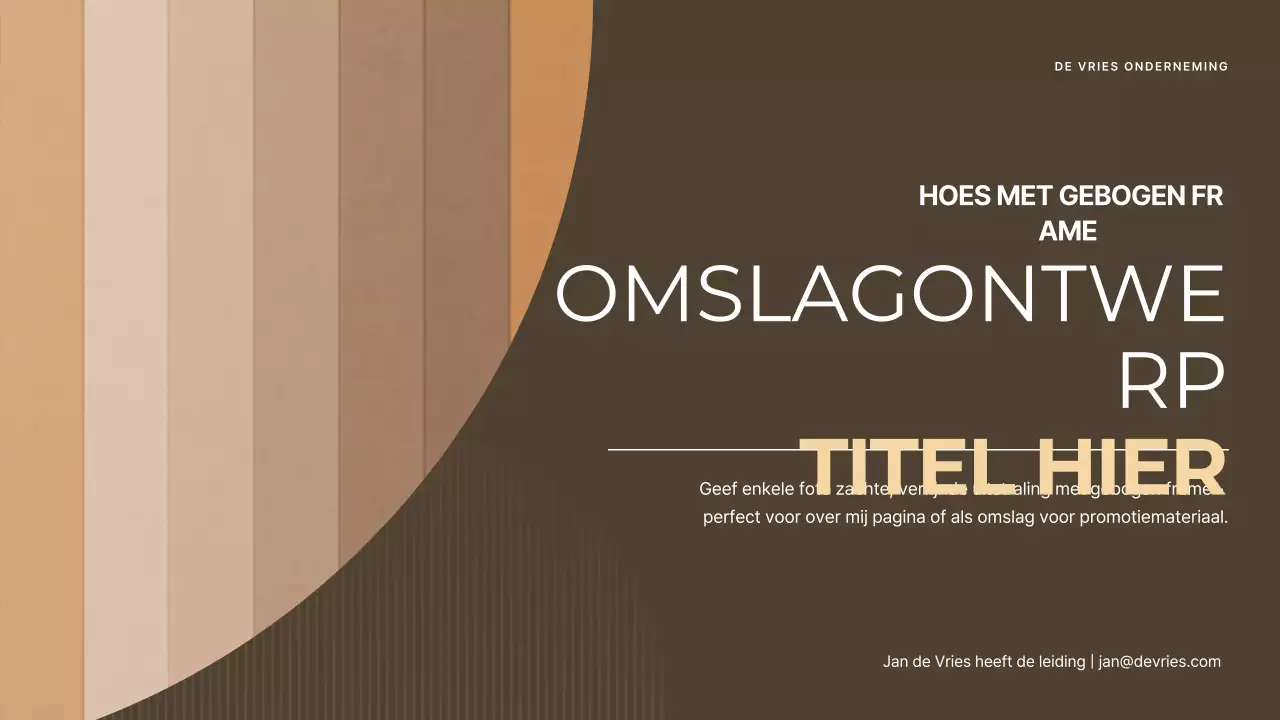 Zwart Modern Ontwerp Advertentie