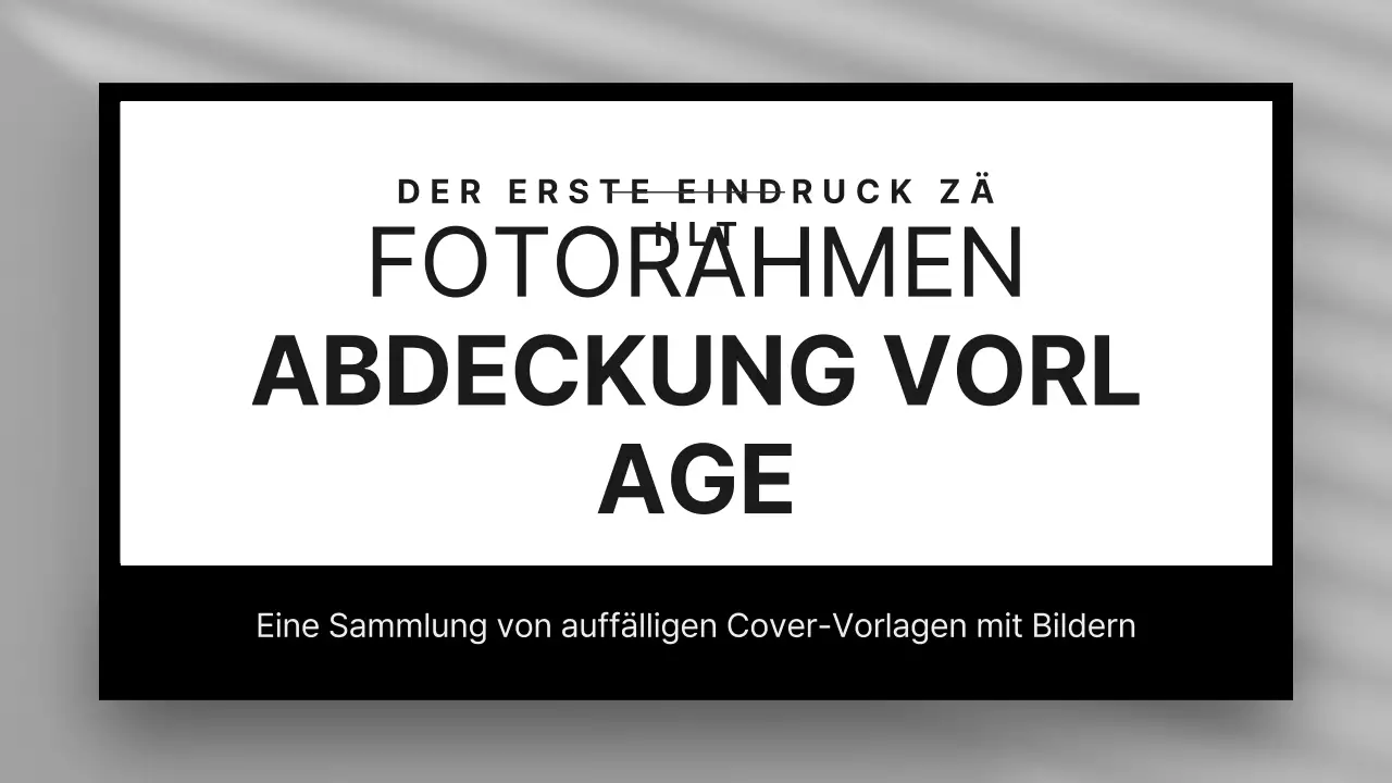 Schwarzes modernes Design Anzeige