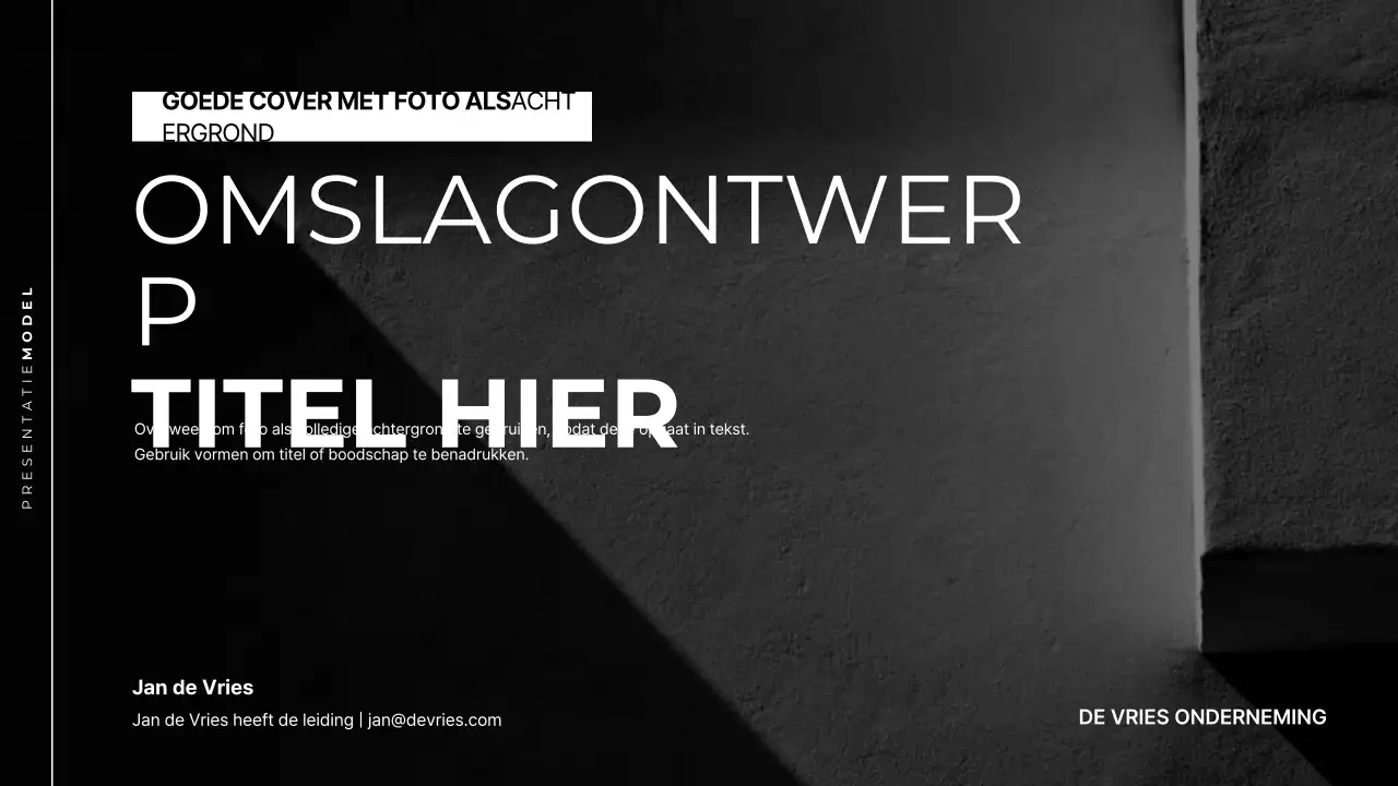 Zwart Modern Ontwerp Advertentie