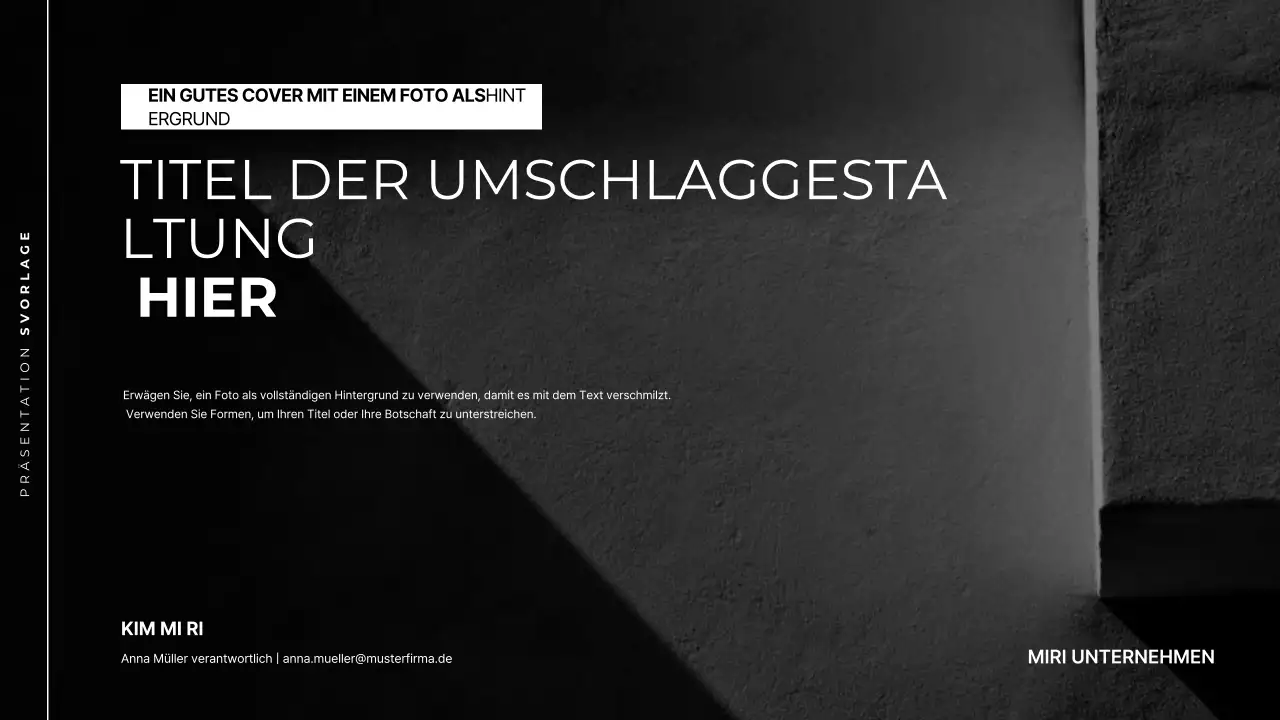 Schwarzes modernes Design Anzeige