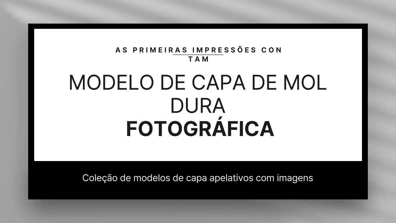 Anúncio de design moderno preto