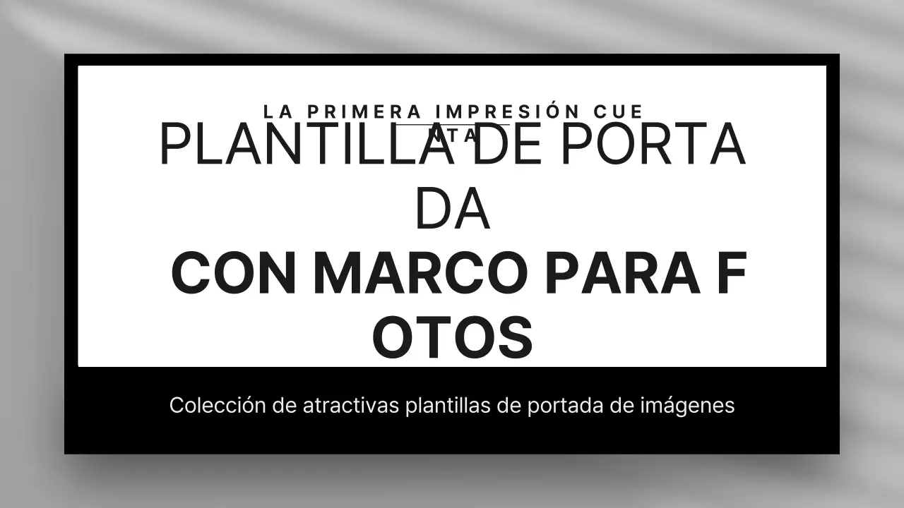 Anuncio negro de diseño moderno