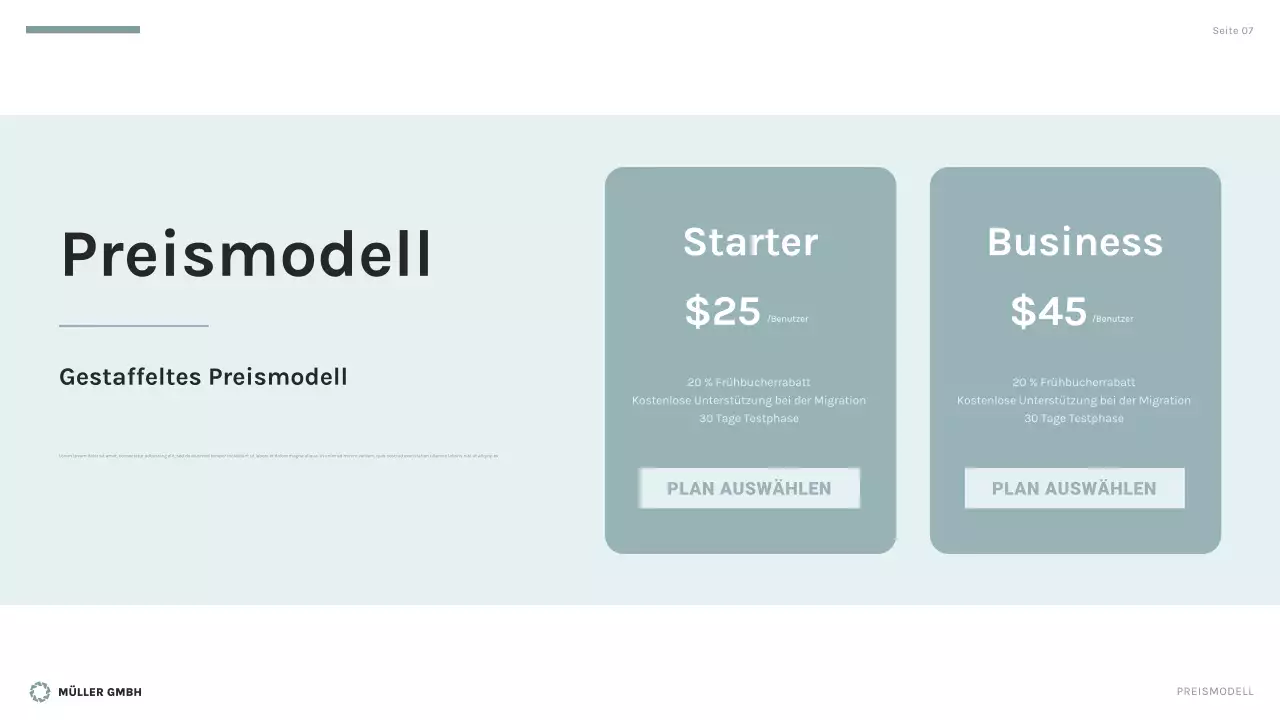 black modern business plan