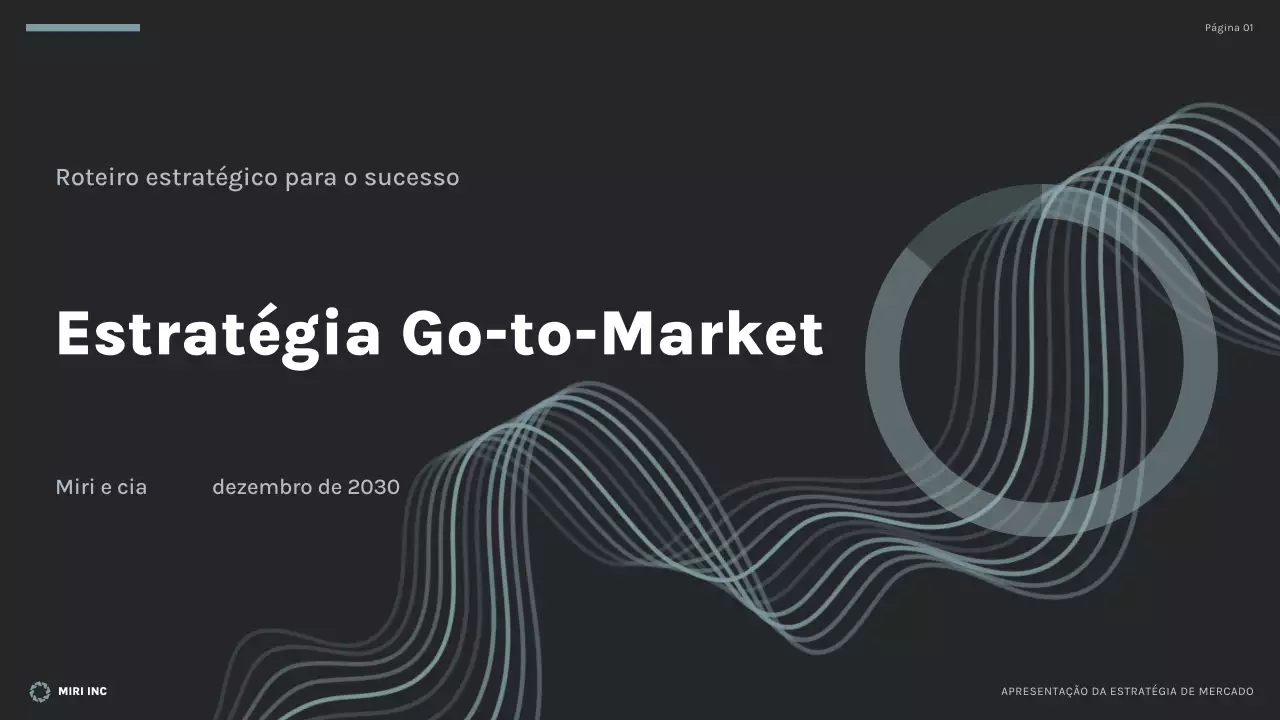 plano de negócios preto moderno