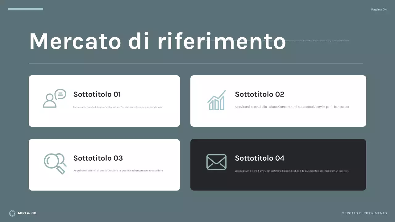 piano aziendale nero moderno