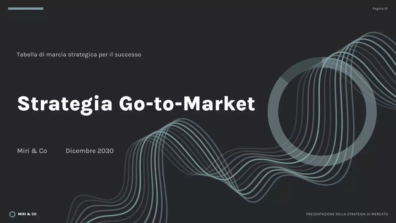 piano aziendale nero moderno