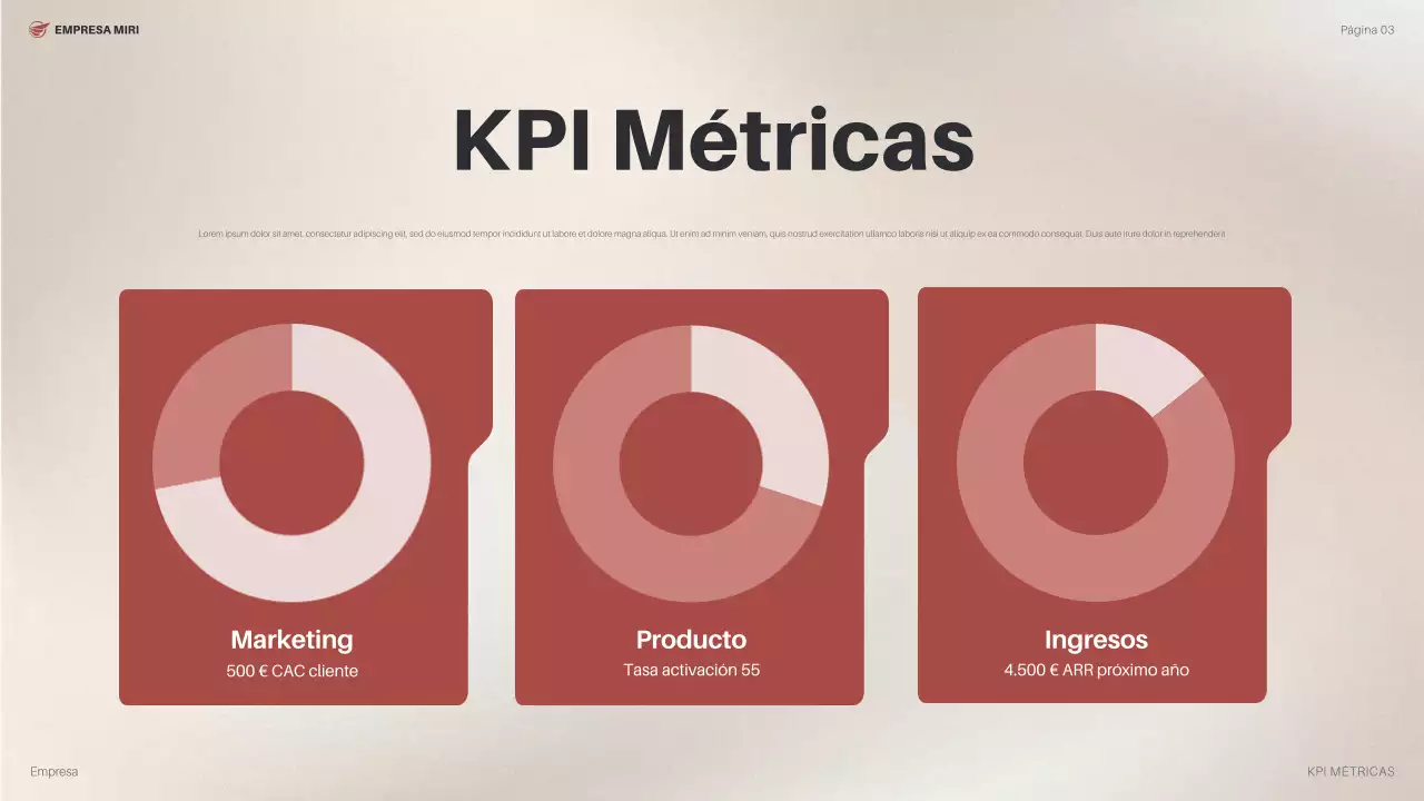 plan de empresa orange modern