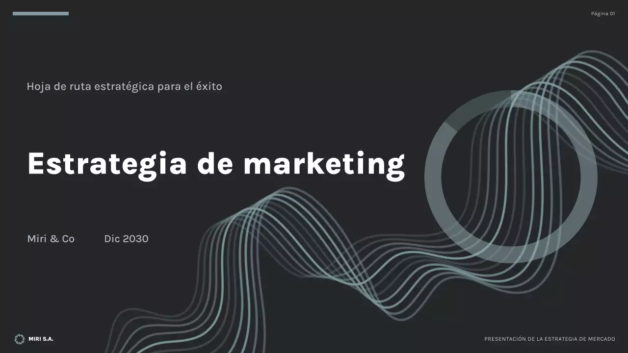 plan de negocio black modern