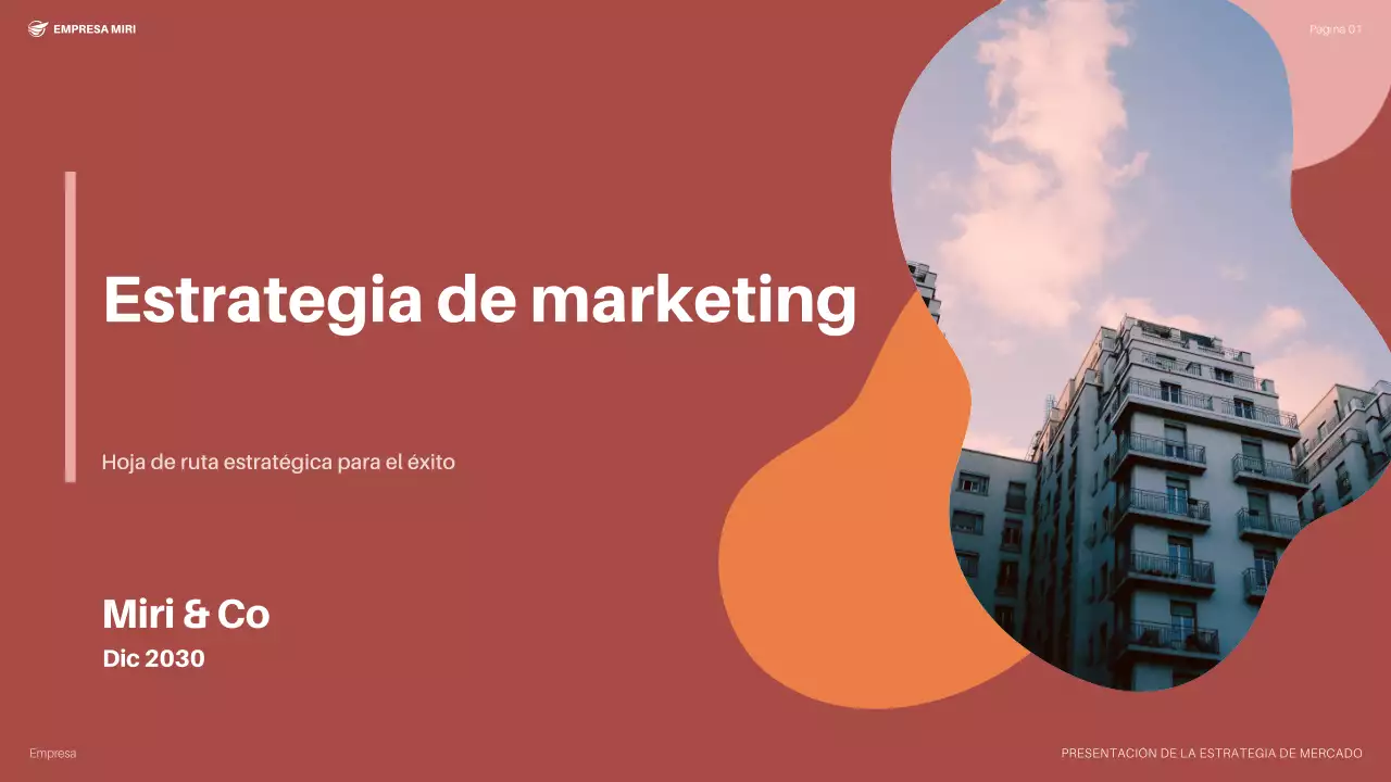 plan de empresa orange modern