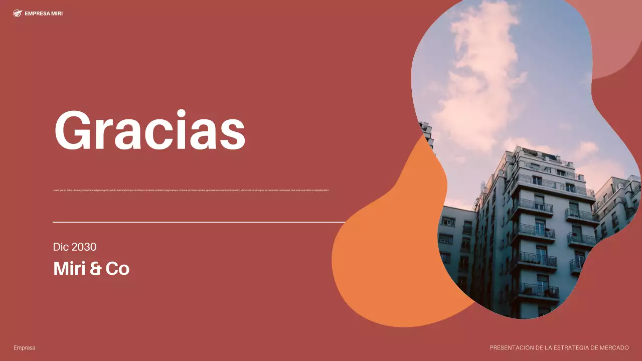 plan de empresa orange modern