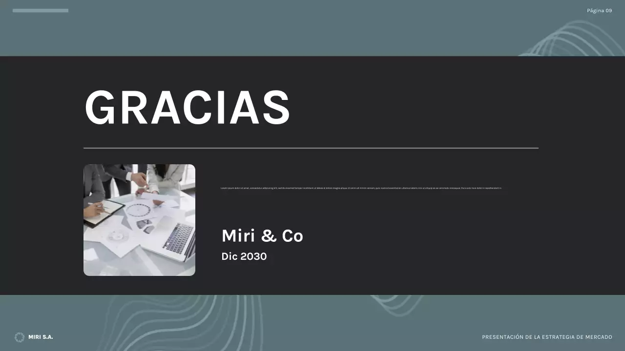 plan de negocio black modern