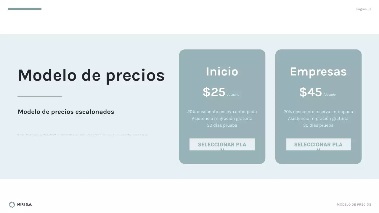 plan de negocio black modern