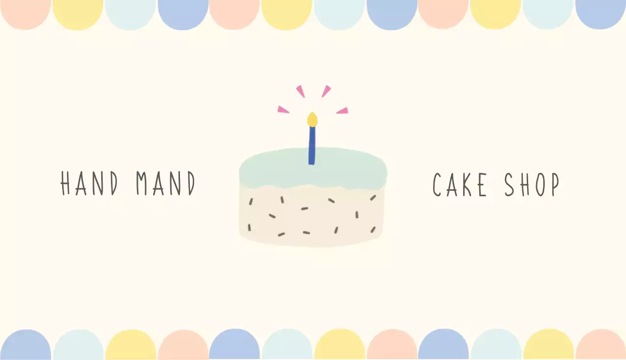 연보라 아기자기한 핸드메이드 케이크 가게 홍보