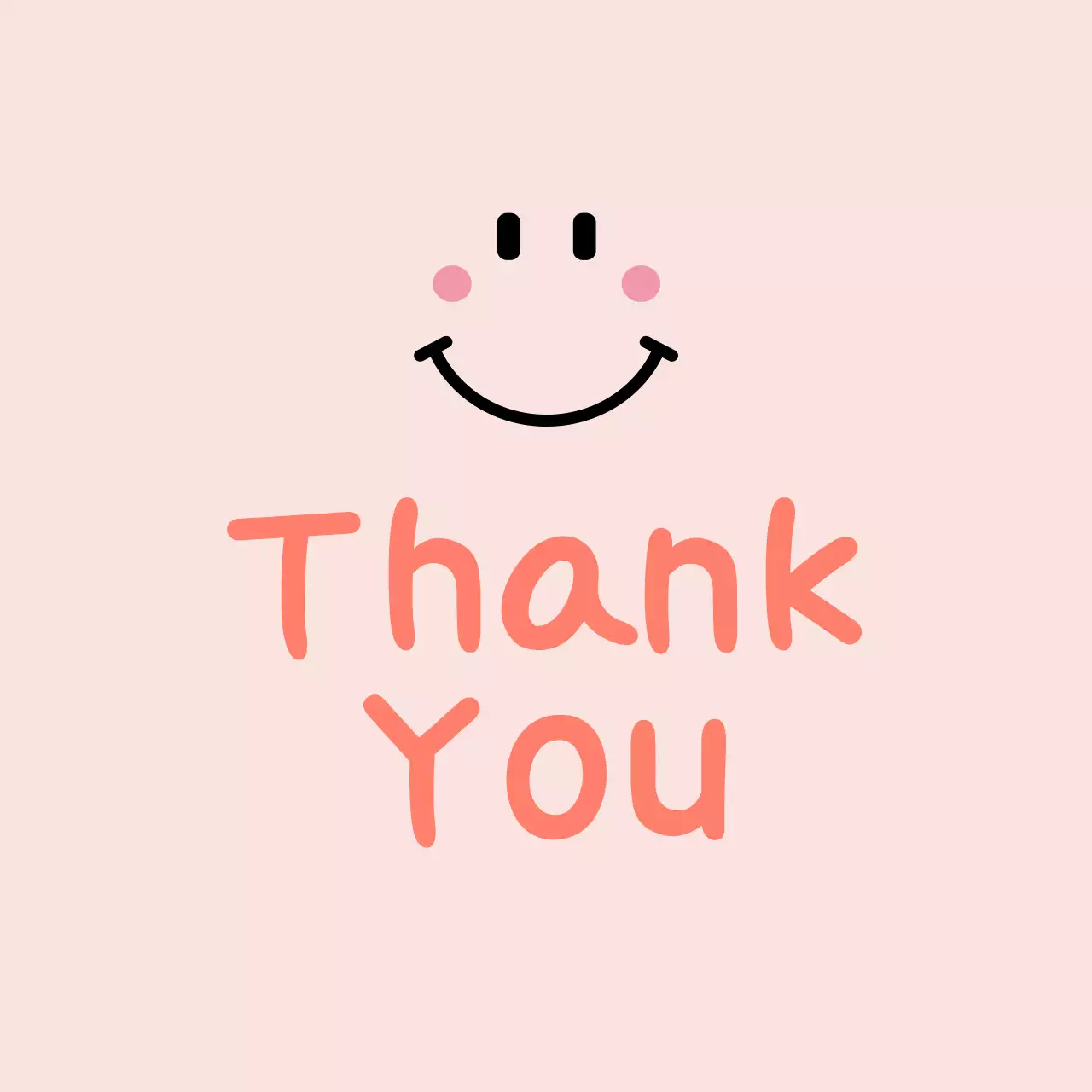 베이지 심플 감사 엽서