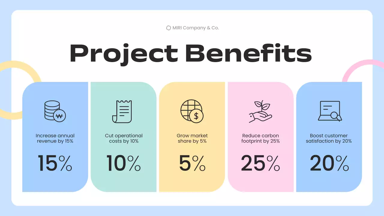 Colorful Modern Project Presentation