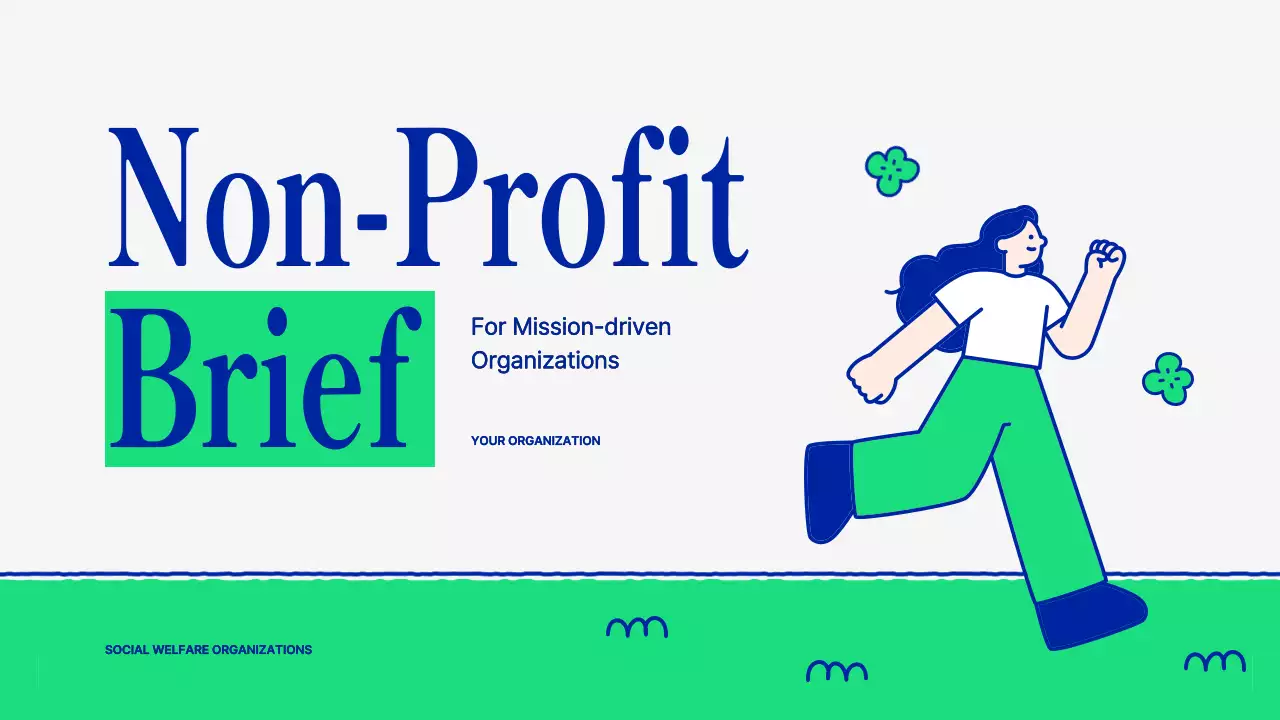 Green Minimal Non-Profit Presentation