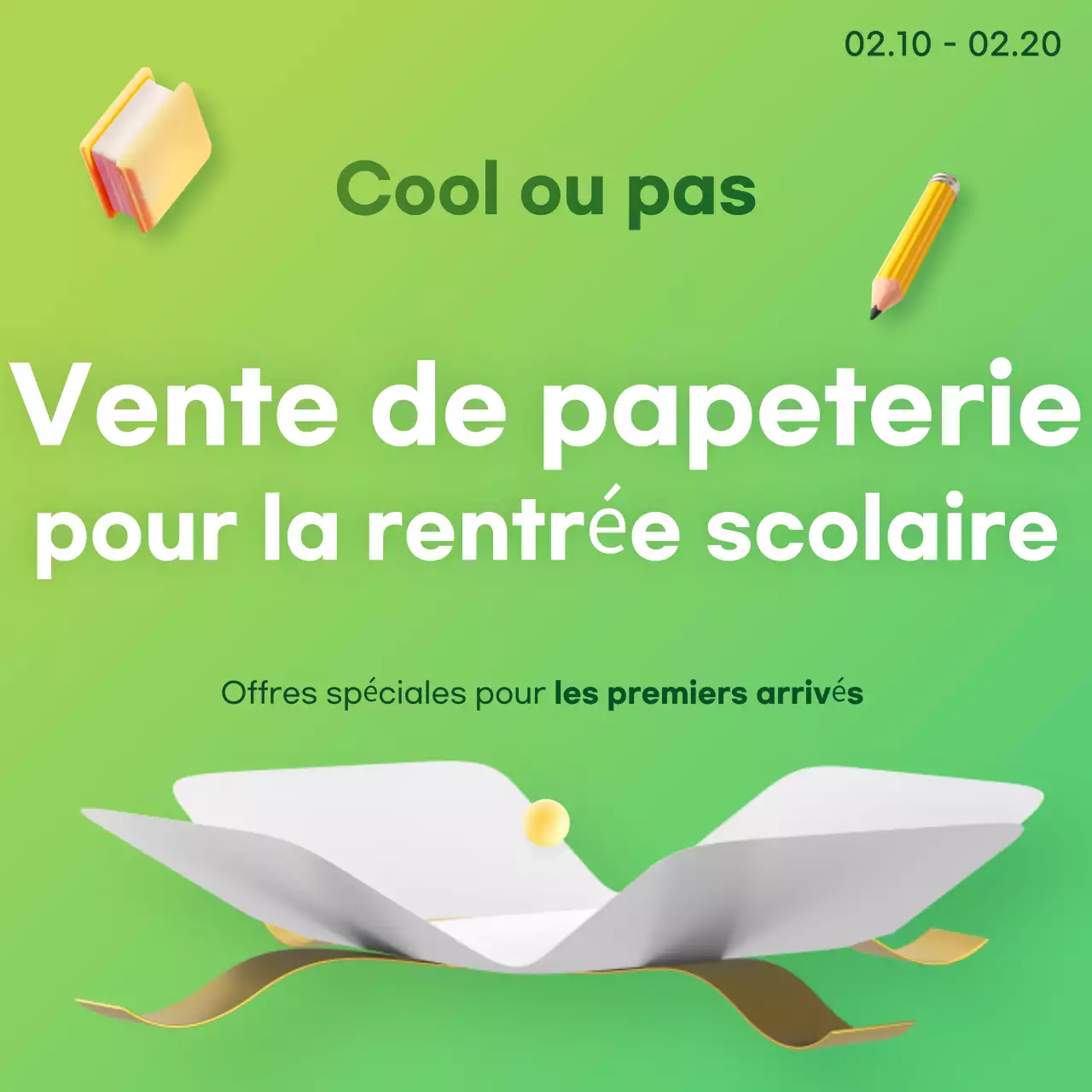 Vente de liquidation de fin d'année