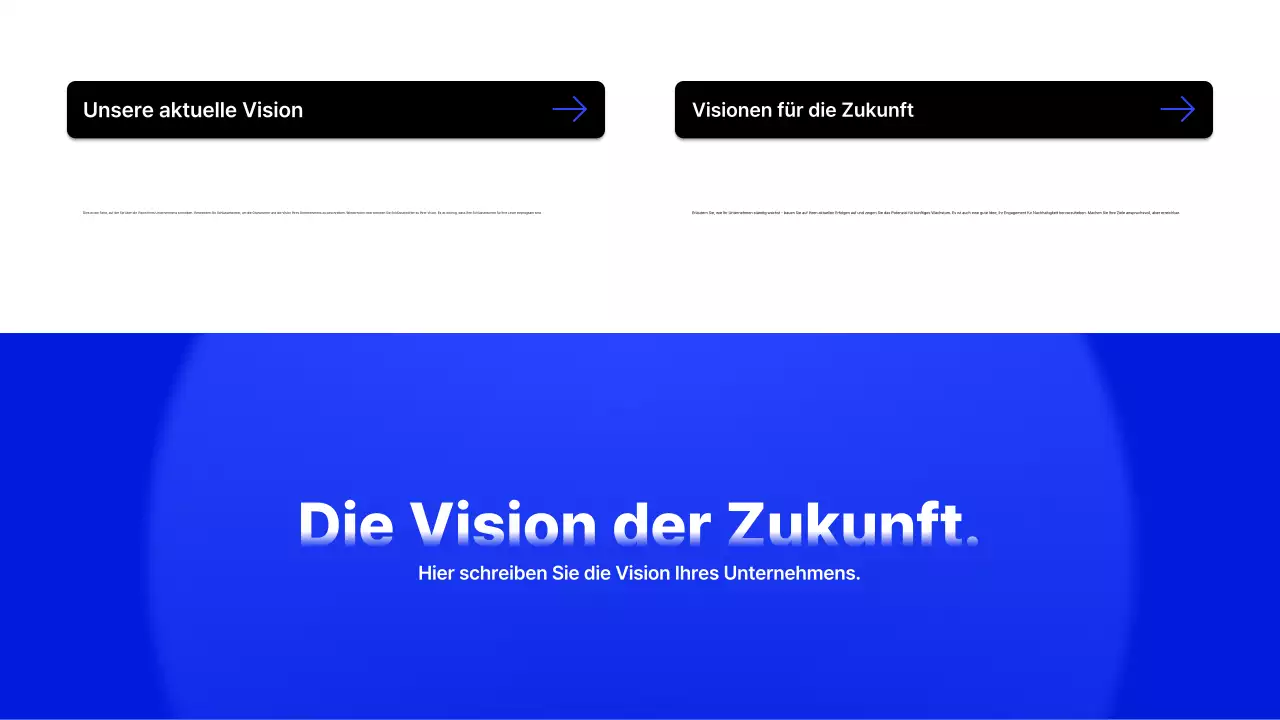 Blue Modern Unternehmensprofil Beschreibung