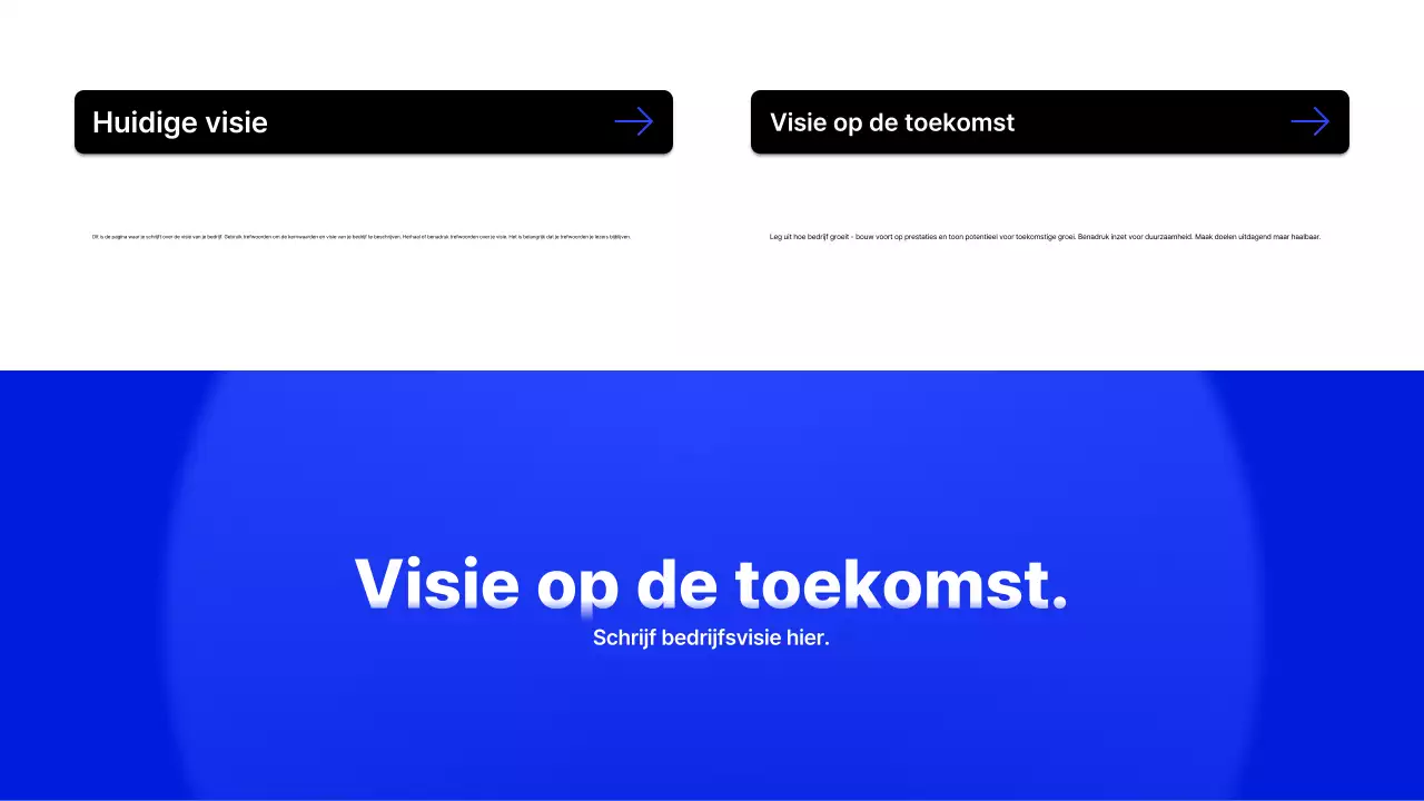 Blue Modern Beschrijving van het bedrijfsprofiel
