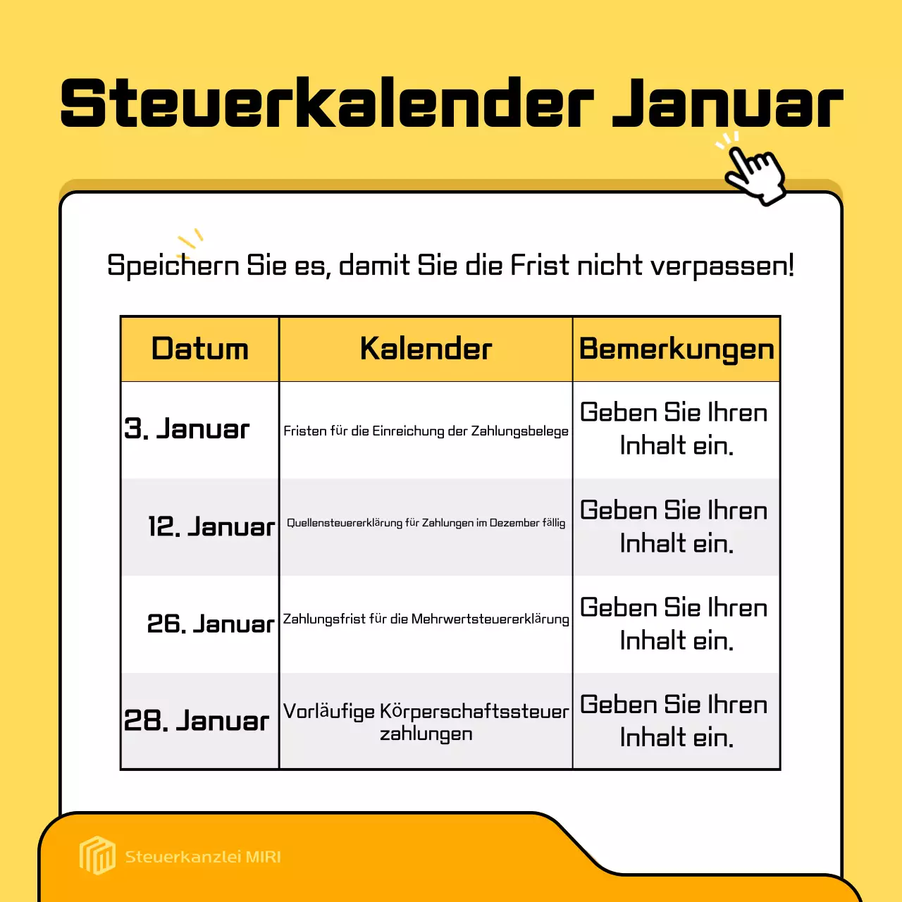 Gelbe moderne Steueranzeige