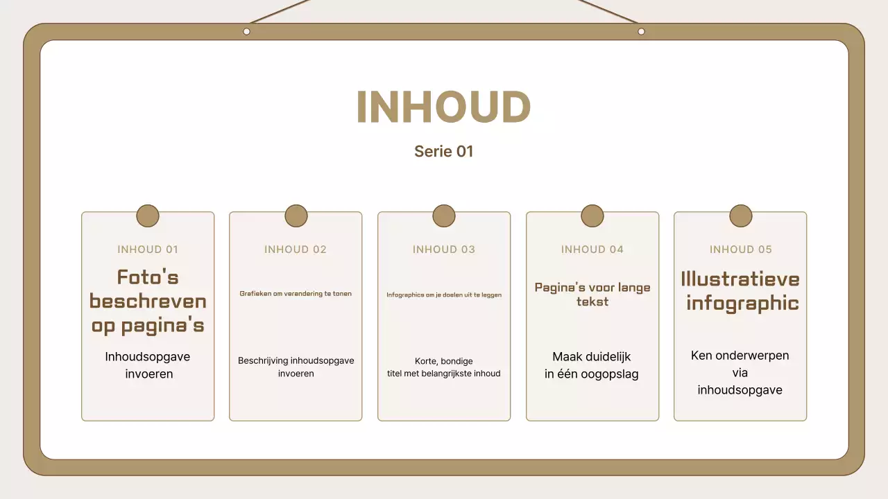 Beige eenvoudig sjabloon advertentie