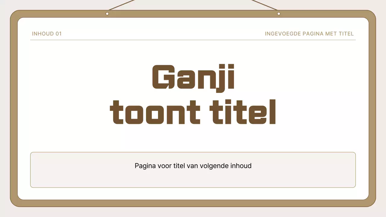 Beige eenvoudig sjabloon advertentie