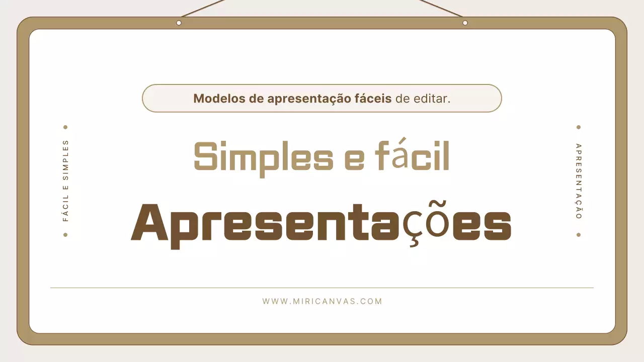 Modelo de anúncio simples bege