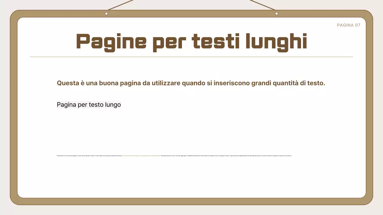 Modello semplice di annuncio beige