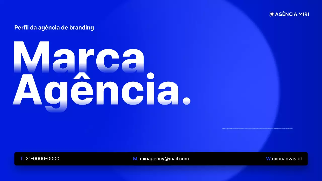 Descrição do perfil da empresa Blue Modern