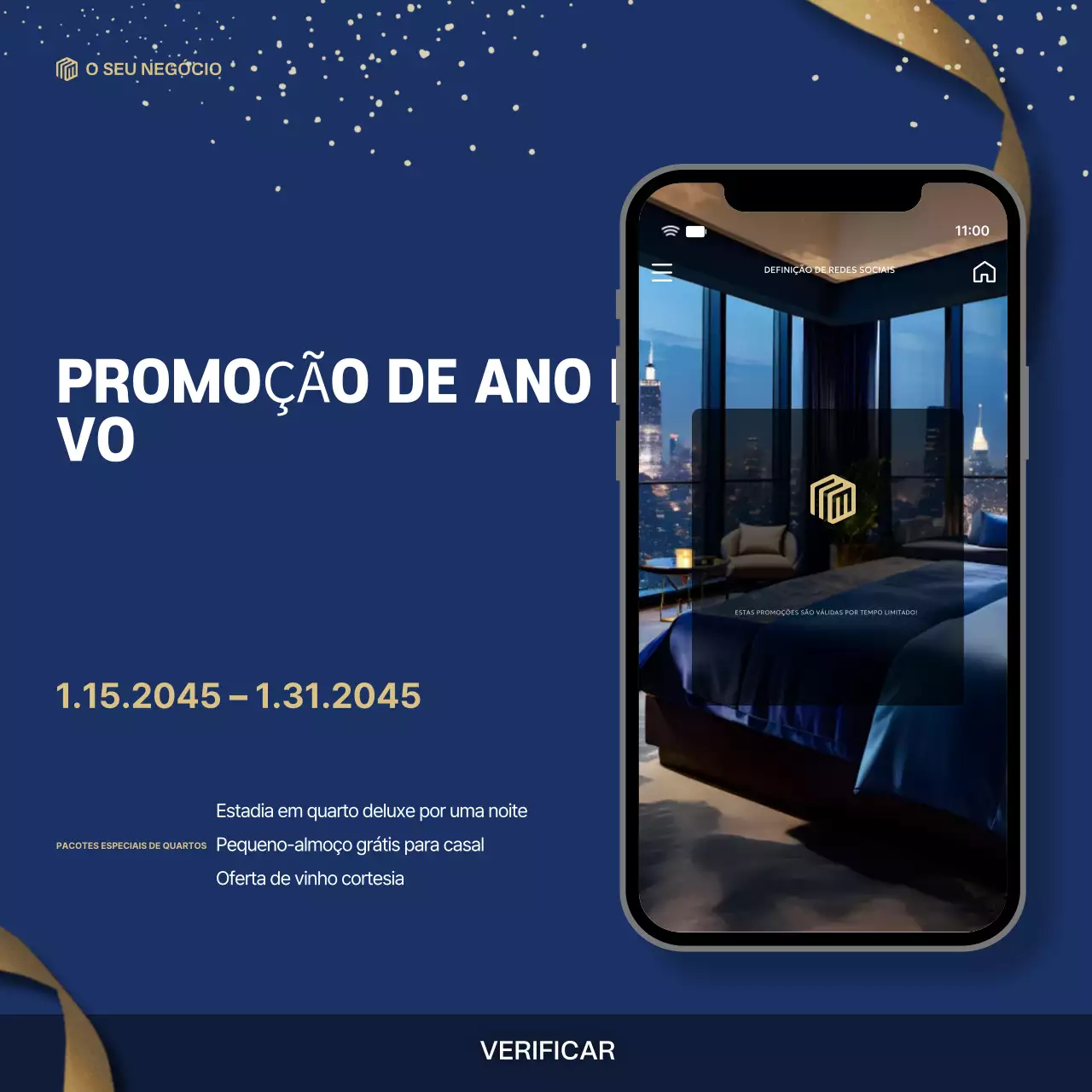promoção de viagens blue modern
