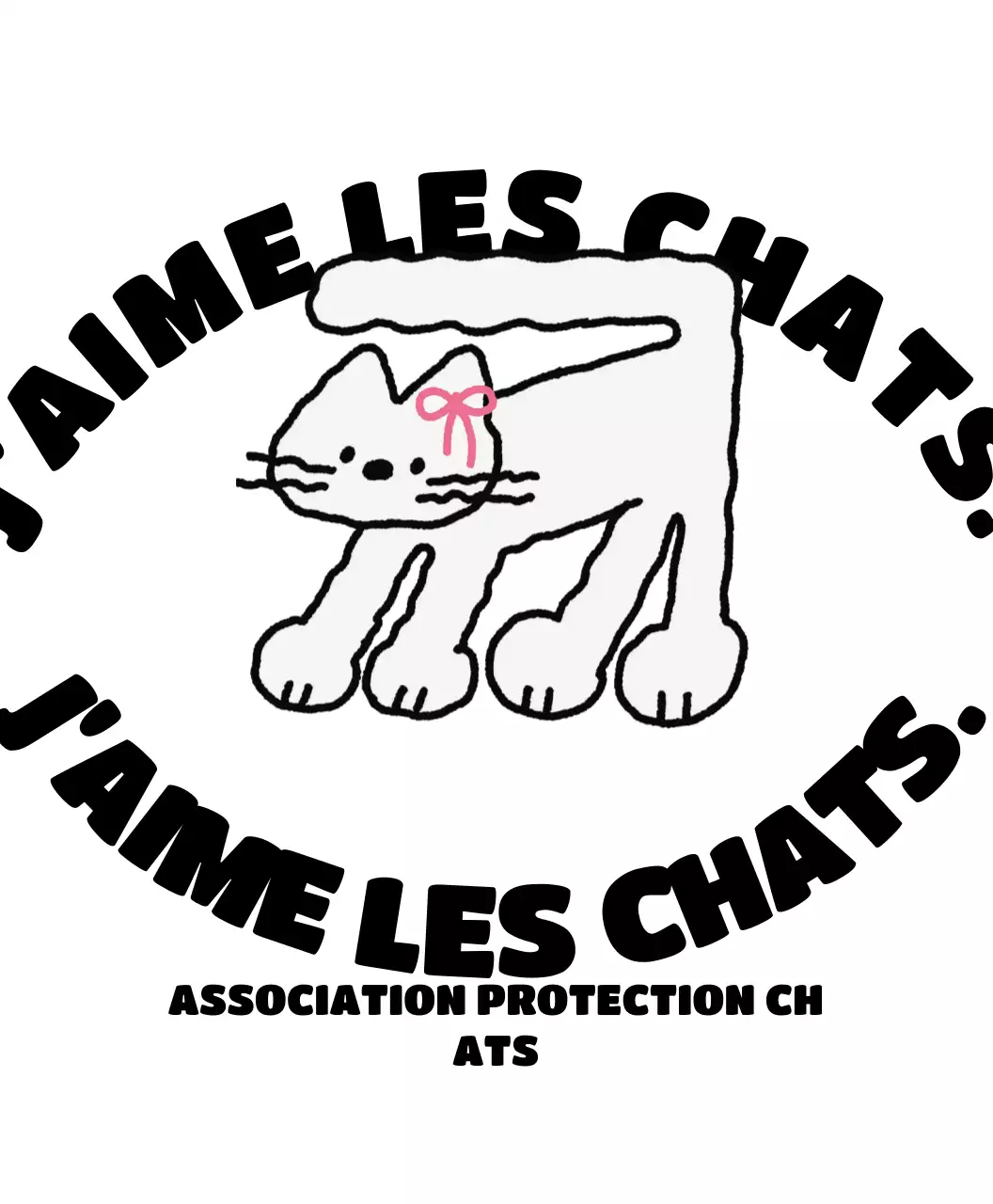 Campagne de protection des animaux Black Simple