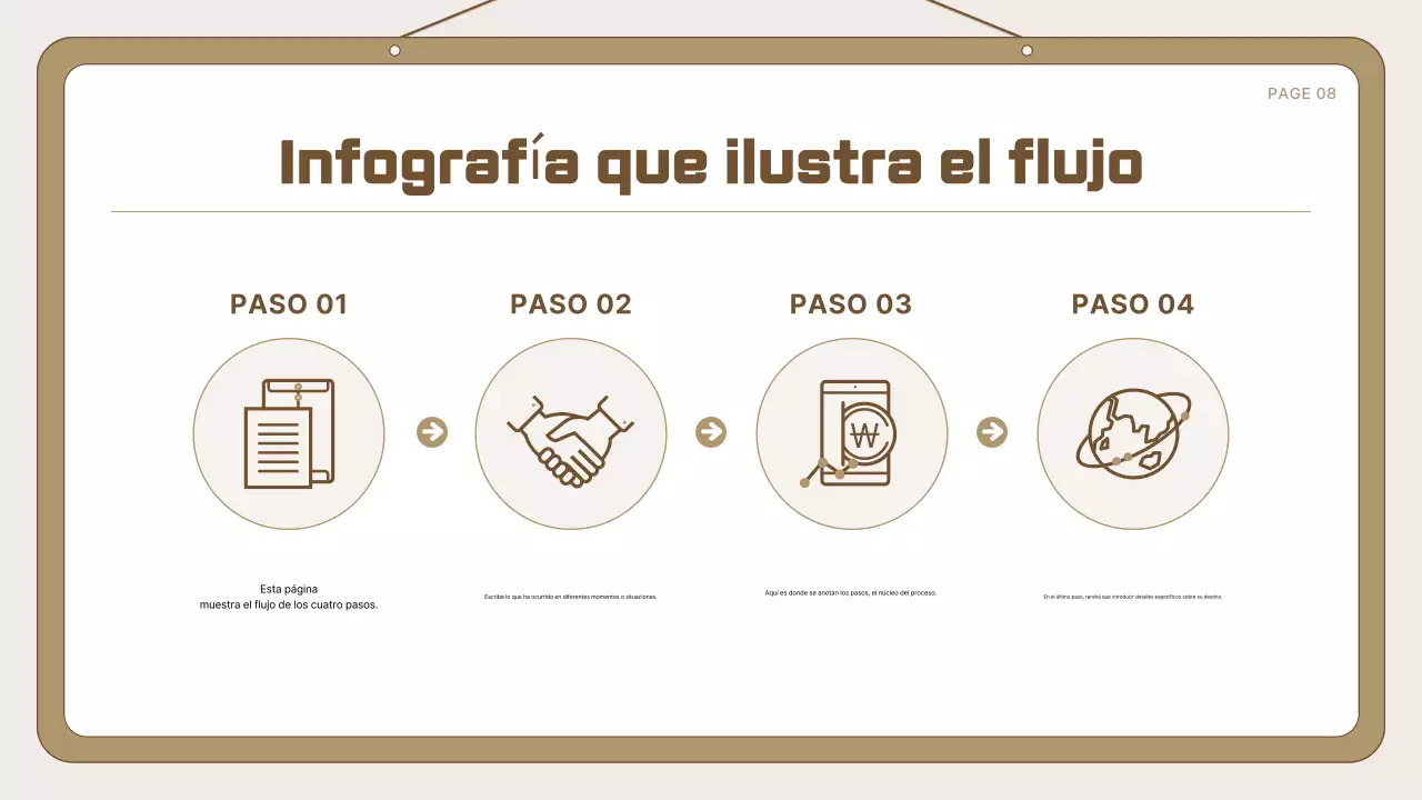 Plantilla Beige Anuncio