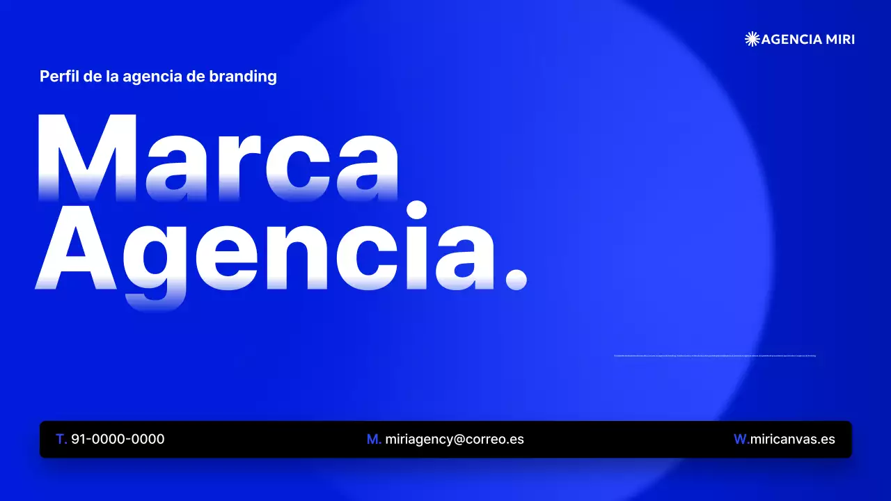 Descripción del perfil de la empresa Blue Modern