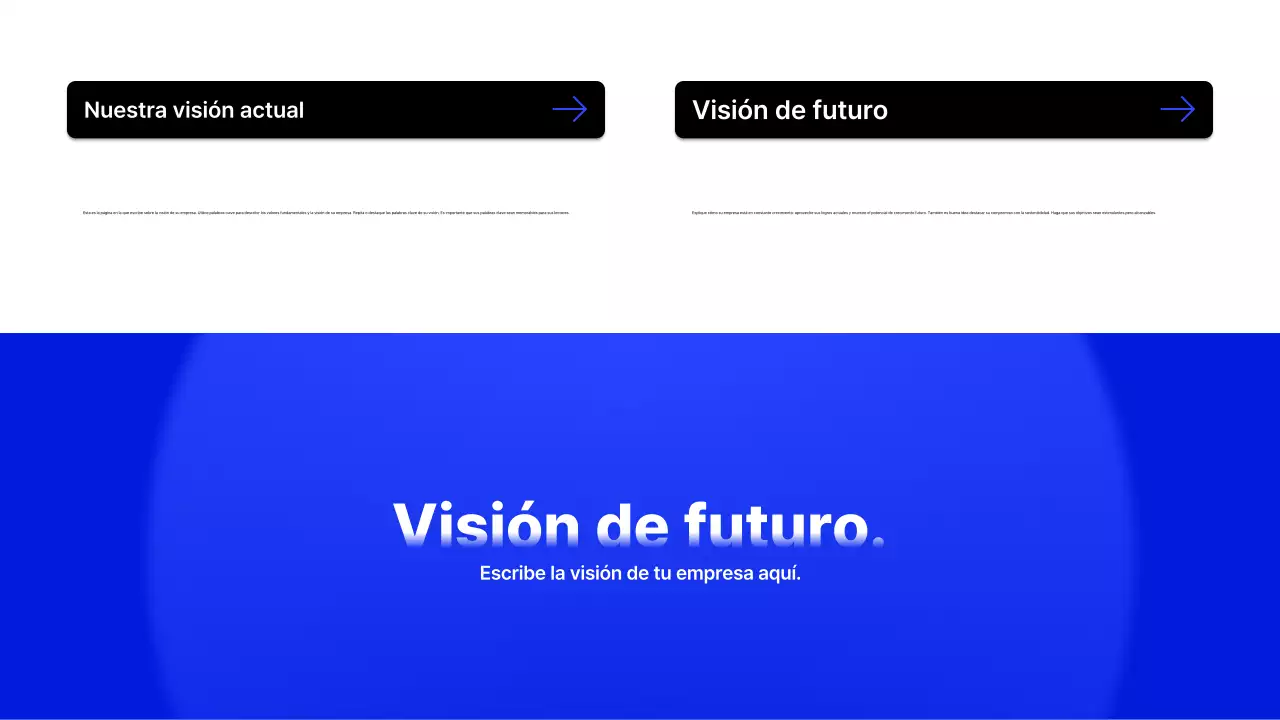 Descripción del perfil de la empresa Blue Modern